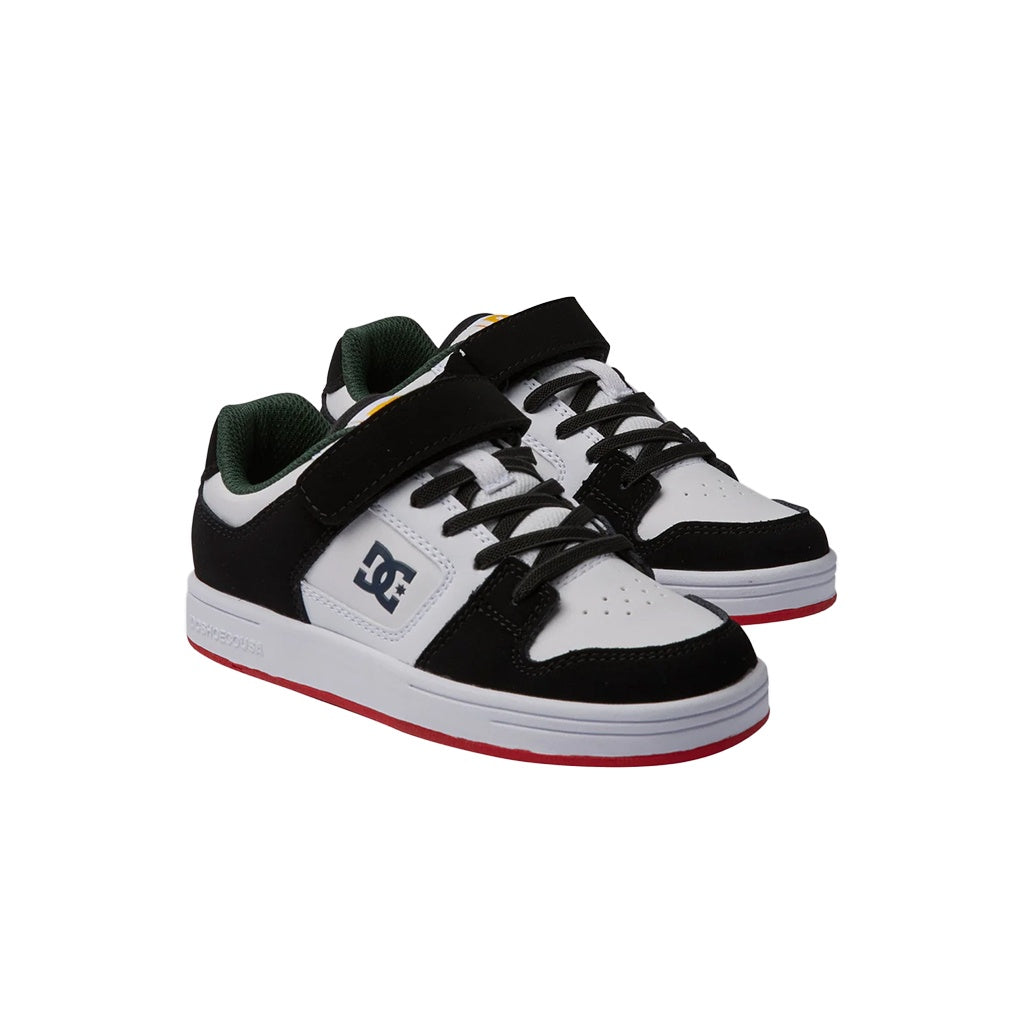 DC | Boys/Youth Manteca 4 V Shoes. White/Black/Red