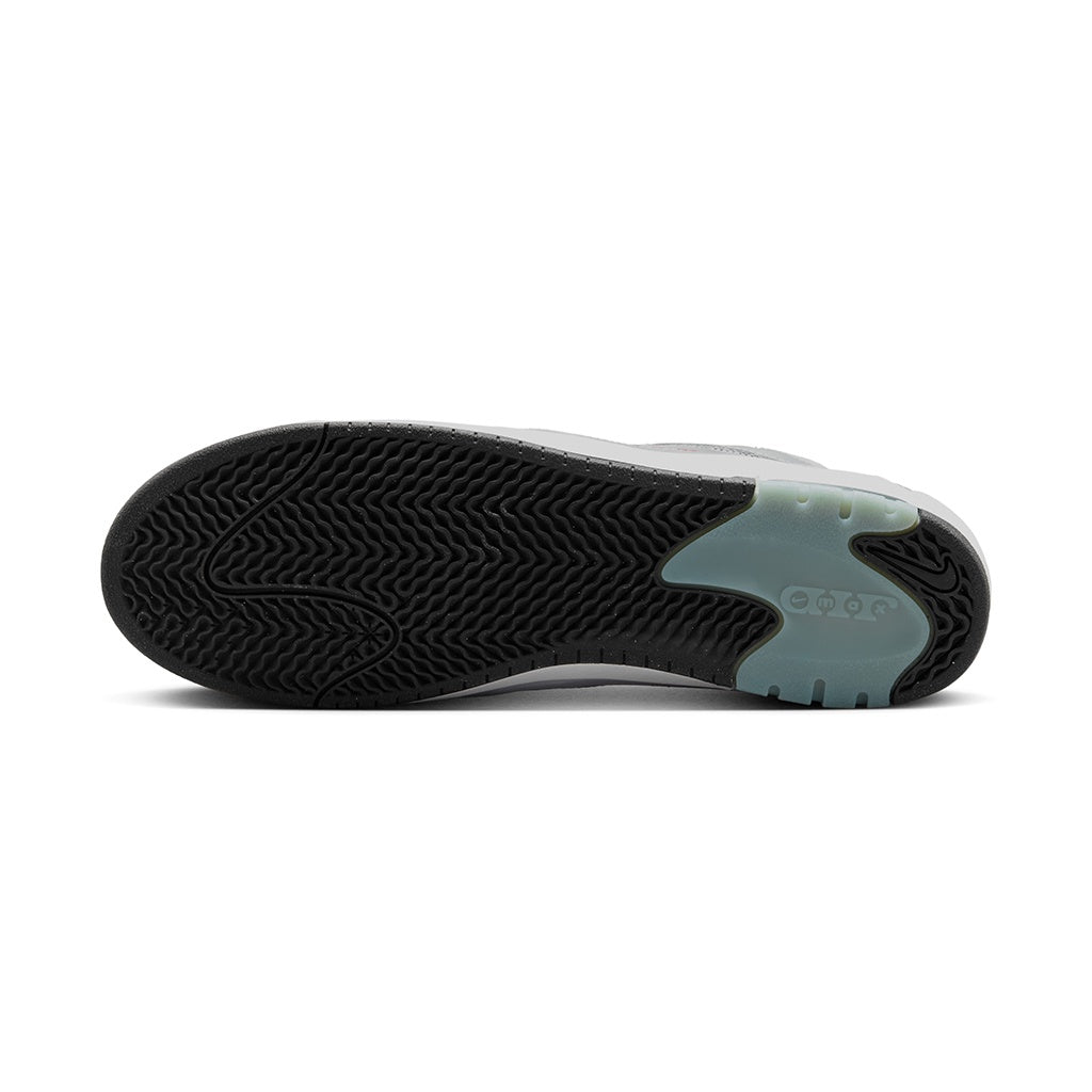 Nike SB x Ishod Wair | Air Max Ishod PRM Skate Shoes. Metallic Silver/Varsity Red