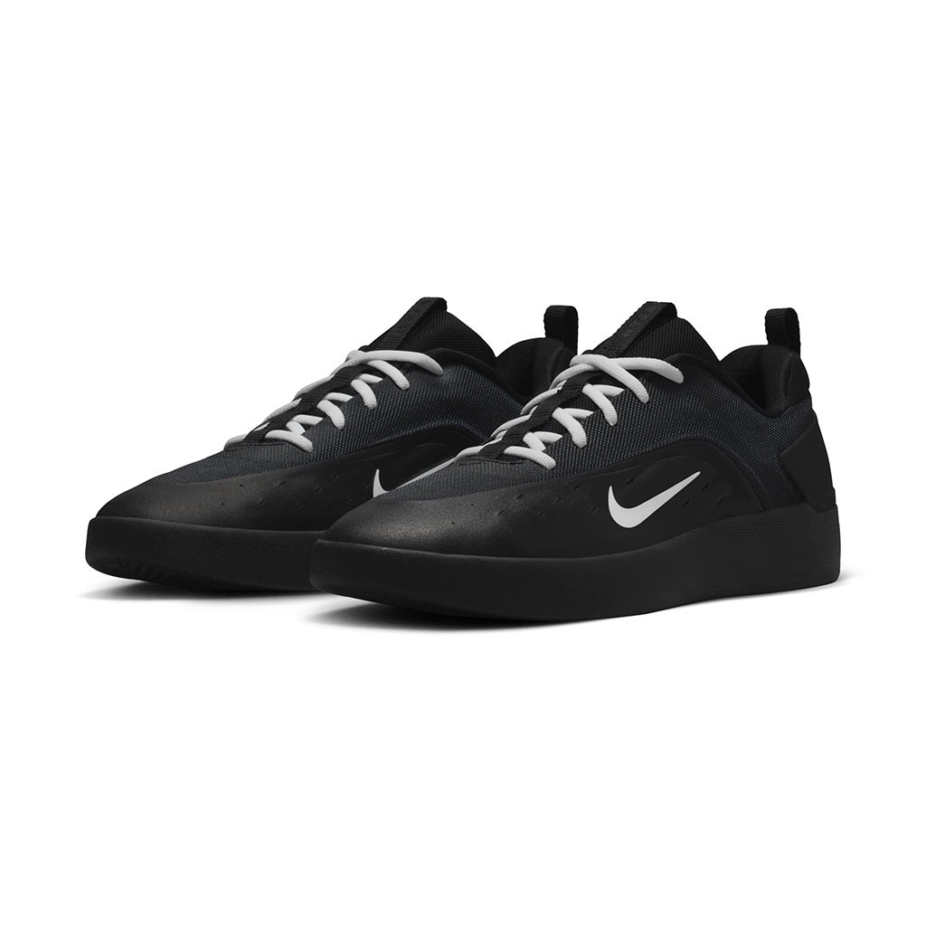 Nike SB x Nyjah Huston | Zoom Nyjah 4 Mens Skate Shoes. Black/White-Black-White
