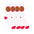 Santa Cruz | Classic Dot 4 Pack Crew Socks. 2-8