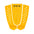 FCS | T-3 Essential Series Eco Three Piece Traction / Tail Pad