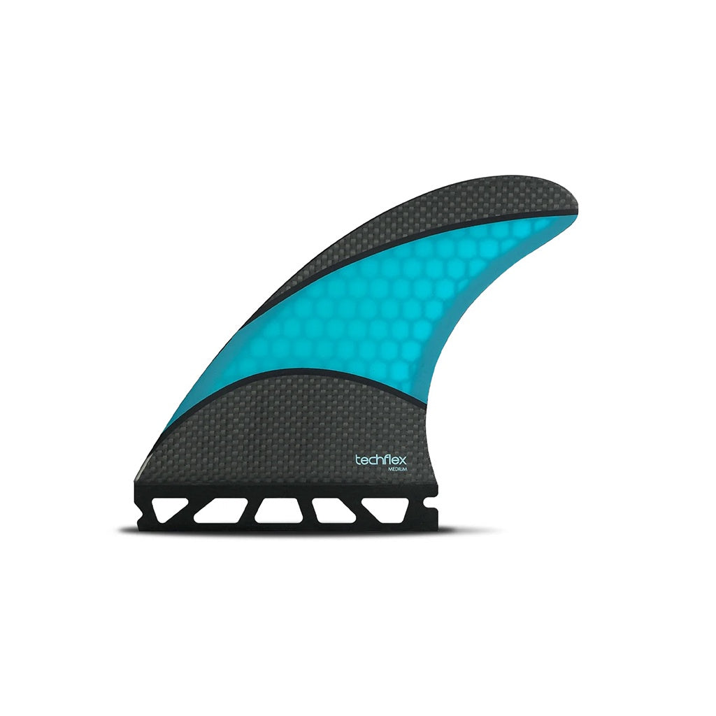 Futures x Al Merrick | AM1 Techflex Medium 5 Fin Set. Black/Blue