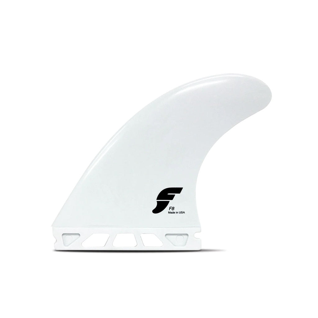 Futures | Thermotech F8 Large Tri Fin Set. White Available Online and in Store at Momentum Skateshop In Cottesloe, Western Australia. Shop Online Now: www.momentumskate.com.au