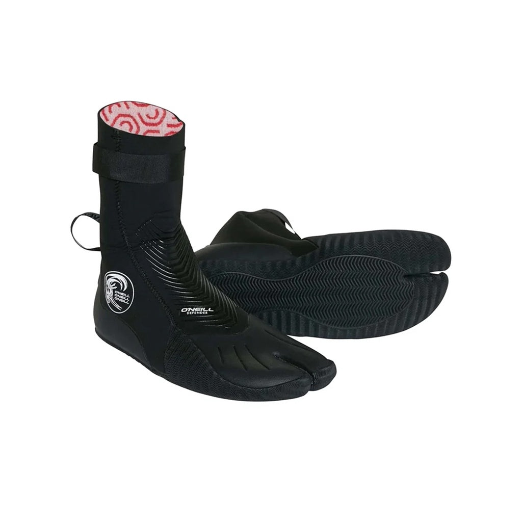 O'Neill | Defender 3mm Split Toe Reef Wetsuit Booties. Black