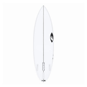 Sharp Eye 77 Rocker Profile Sharpeye | # 77 Fibreglass / PU Surfboard. Clear