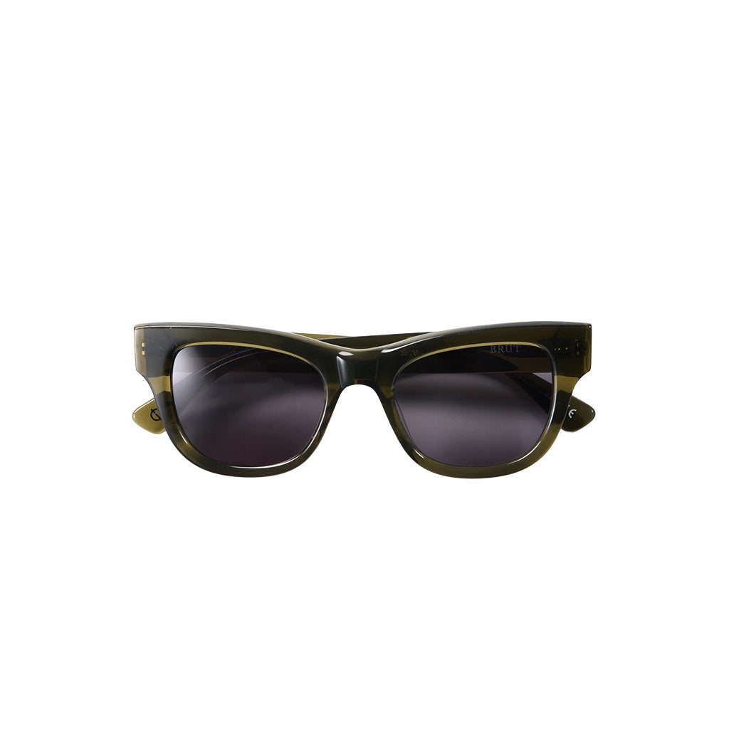 Epokhe | Brut Sunglasses. Army Green Polished/Black