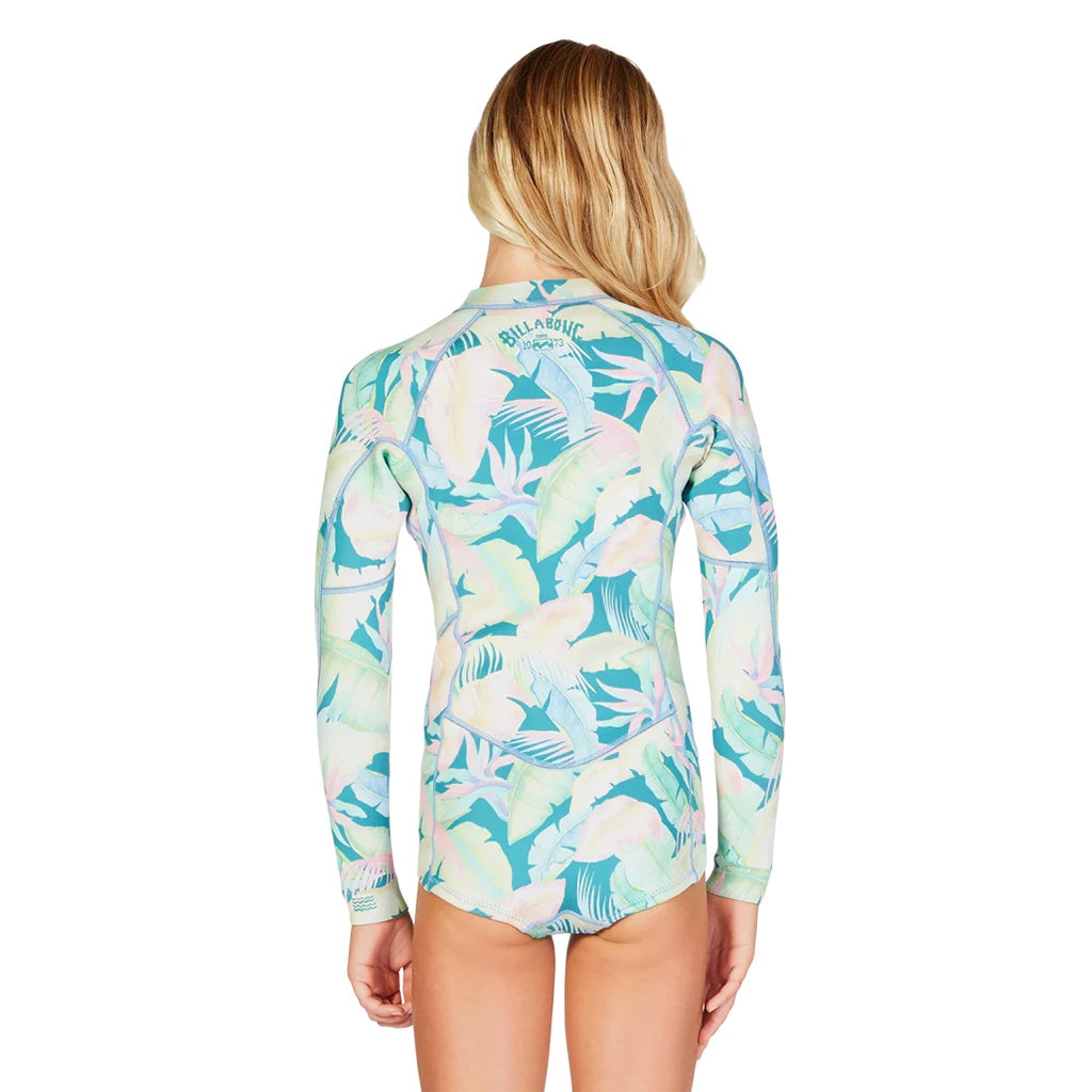 Billabong | Womens Salty Dayz Long Sleeve 2mm Spring. Marine Tropic