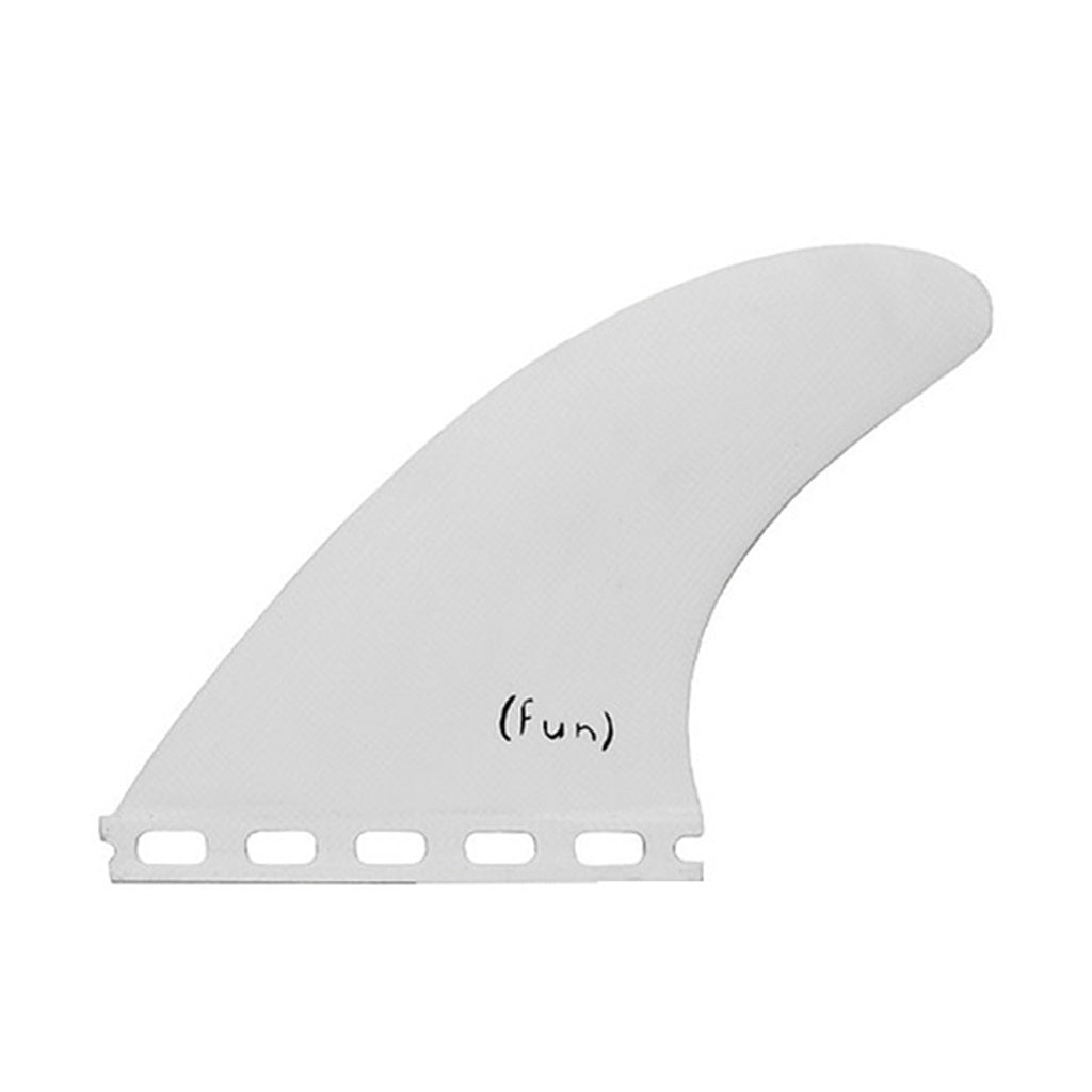 Captain Fin X Wade Goodall | Riders Series Fibreglass Medium 3 Fin Set. Single Tab / White