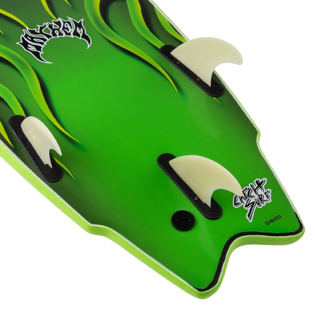 Catch Surf x Lost-Mayhem | Odysea RNF Round Nose Fish Tri Fin Softboard Surfboard. 5'5" / 42 Litres