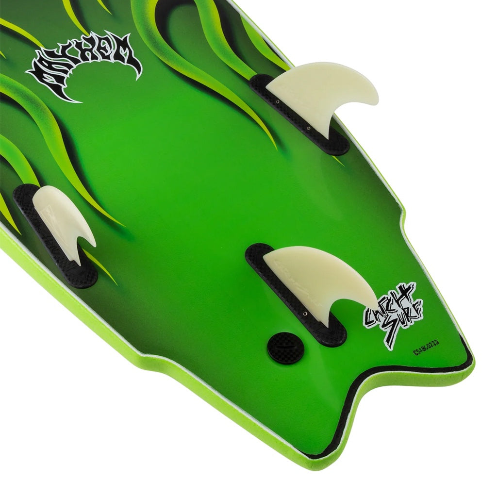 Catch Surf x Lost-Mayhem | Odysea RNF Round Nose Fish Tri Fin Softboard Surfboard. 5'11" / 48 Litres