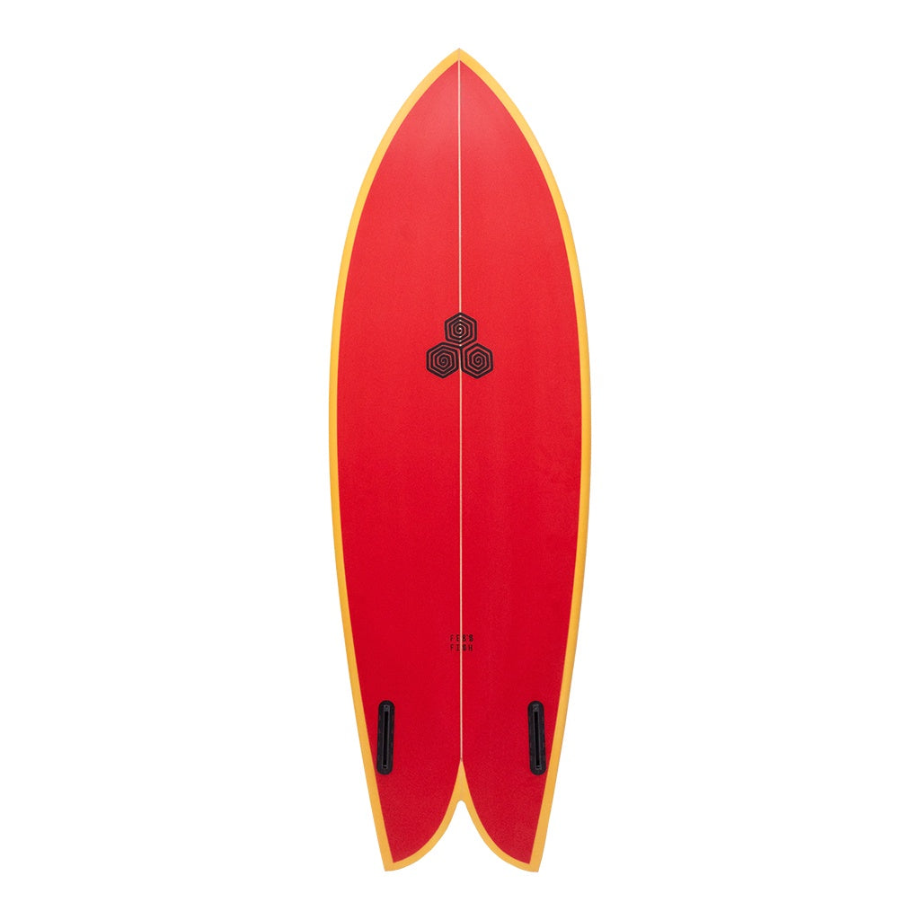 Channel Islands x Michael February | Febs Fish PU Surfboard. Spray