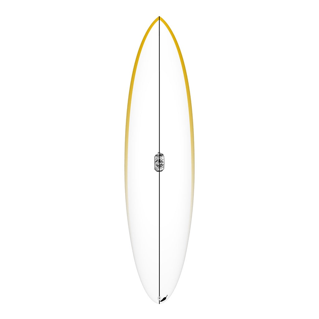 Chilli | Full Strength Fibreglass / PU Surfboard. Rail Spray