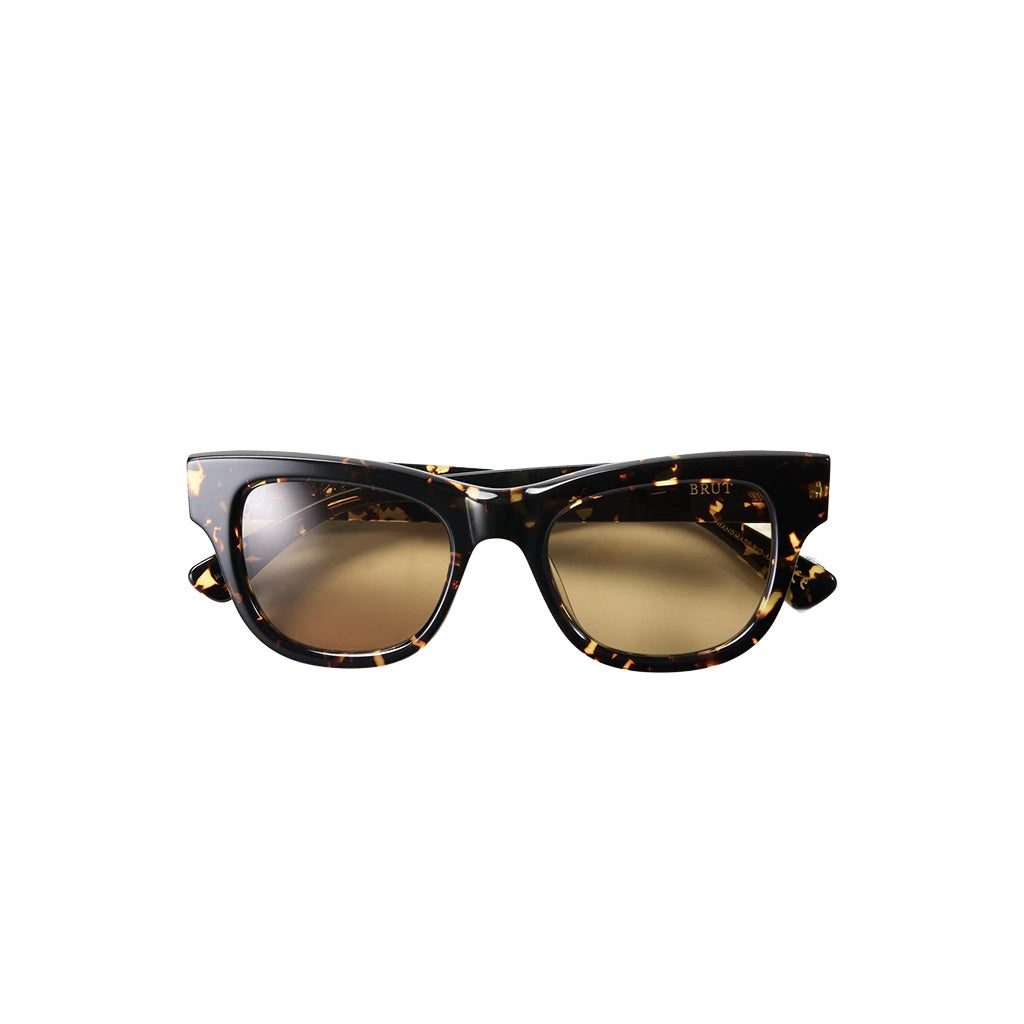 Epokhe | Brut Sunglasses. Crystal Dark Tortoise Polished/Amber
