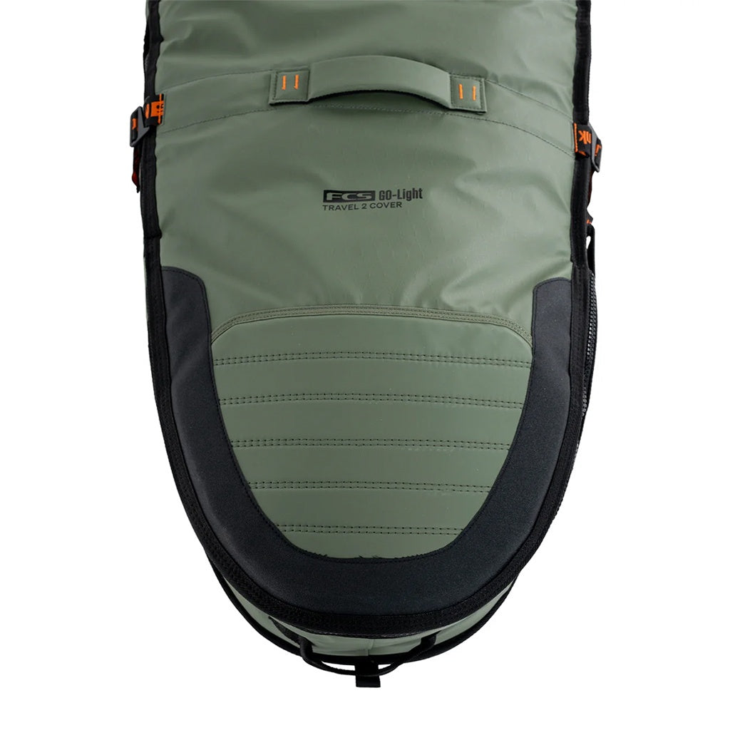 FCS | 6'3" GO-Light Travel 2 Shortboard / Fish Double Surfboard Cover