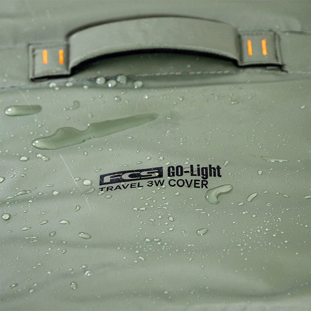 FCS | 6'3" GO-Light Travel 3 Shortboard / Fish Triple Surfboard Cover