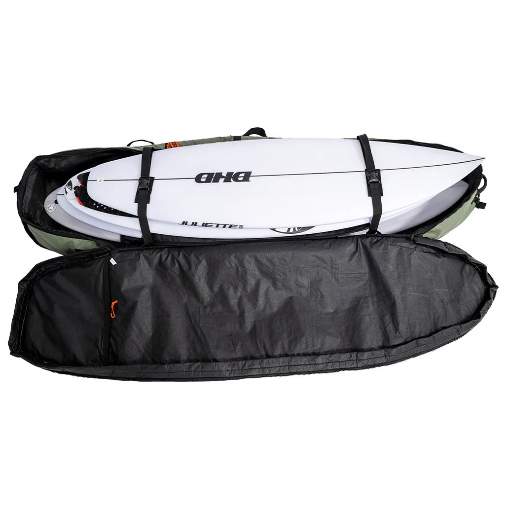 FCS | 6'3" GO-Light Travel 4 Shortboard / Fish Wheelie Quad Surfboard Cover