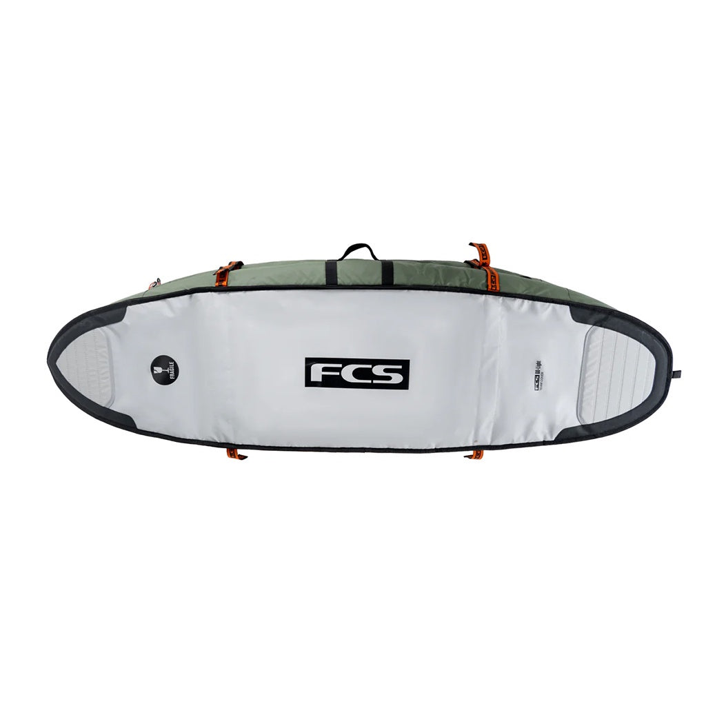 FCS | 6'3" GO-Light Travel 4 Shortboard / Fish Wheelie Quad Surfboard Cover