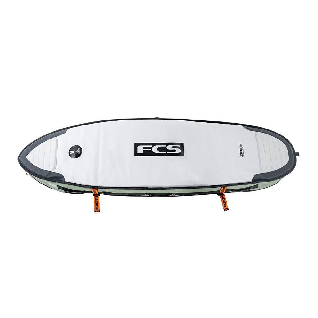FCS | 6'7" GO-Light Travel 2 Shortboard / Fish Double Surfboard Cover