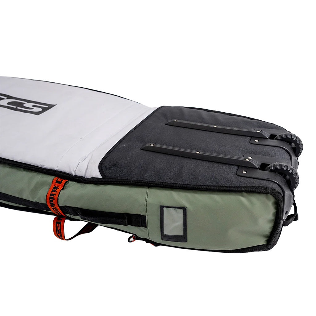 FCS | 6'7" GO-Light Travel 3 Shortboard / Fish Wheelie Triple Surfboard Cover