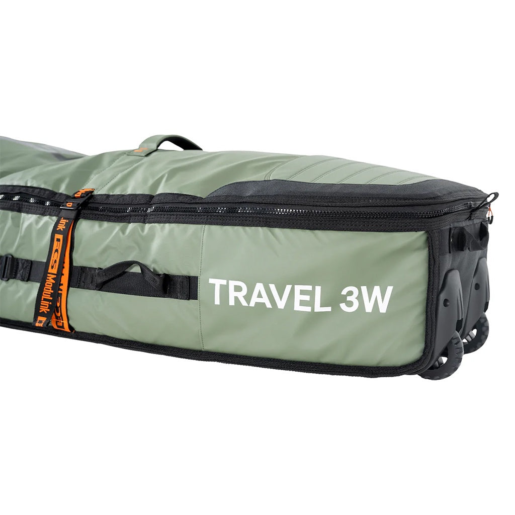 FCS | 7'0" GO-Light Travel 3 Shortboard / Fish Wheelie Triple Surfboard Cover