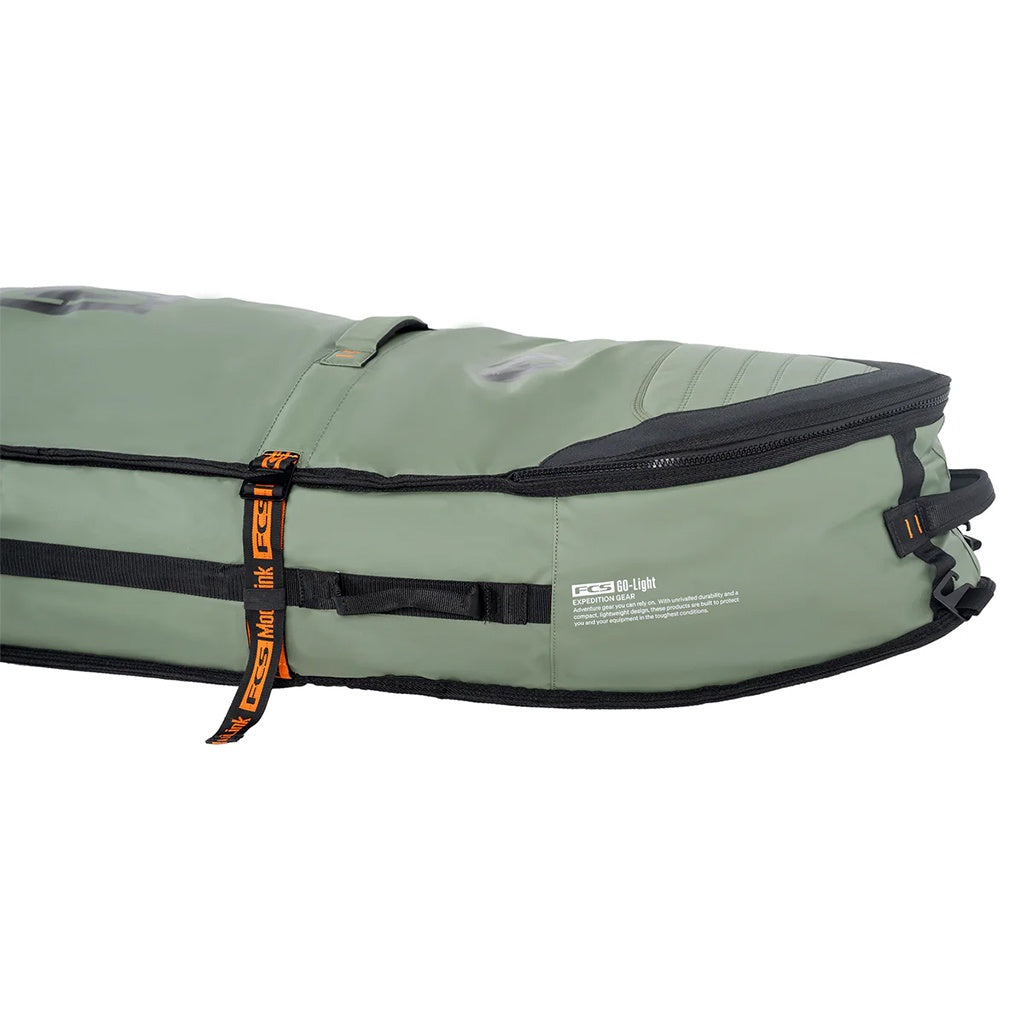 FCS | 7'0" GO-Light Travel 3 Shortboard / Fish Wheelie Triple Surfboard Cover