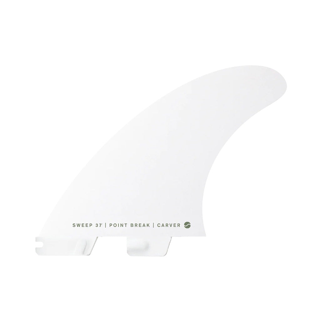 FCS2 | Carver PC Medium Tri Fin Set. White Edition
