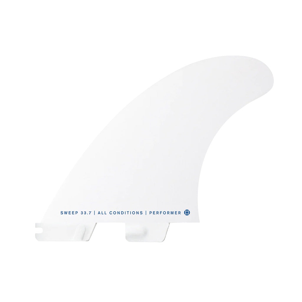 FCS2 | Performer PC Large Tri Fin Set. White Edition
