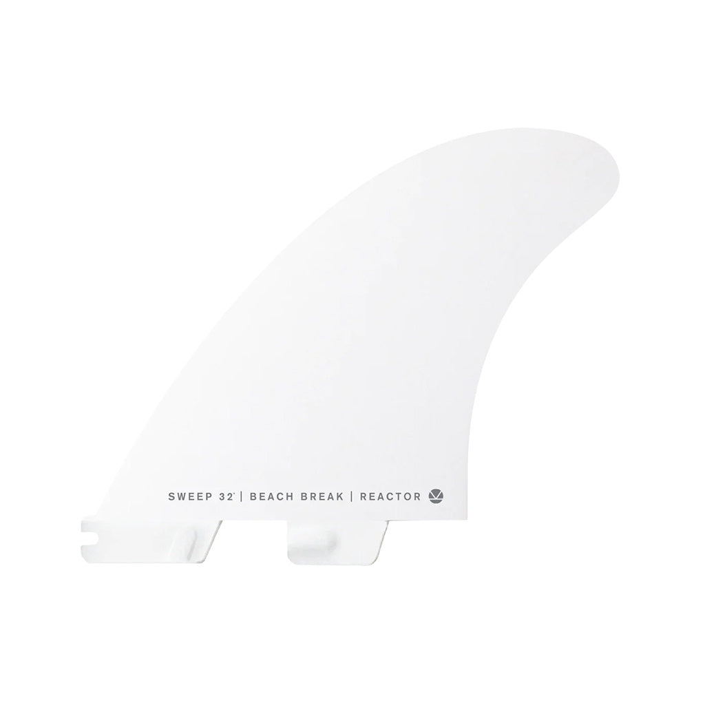 FCS2 | Reactor PC Large Tri Fin Set. White Edition