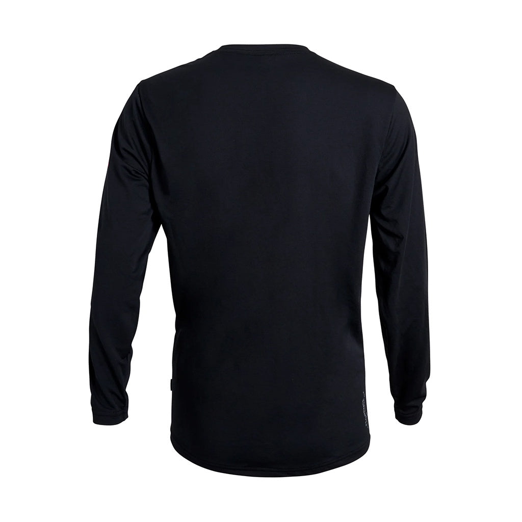 Florence Marine X | FMX Airtex Long Sleeve UPF Performance Surf T-Shirt. Black