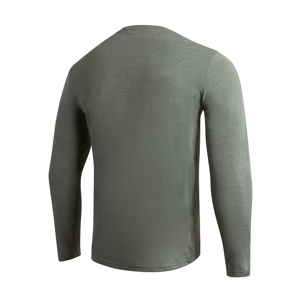 Florence Marine X | FMX Airtex Long Sleeve UPF Performance Surf T-Shirt. Heather Dark Sage