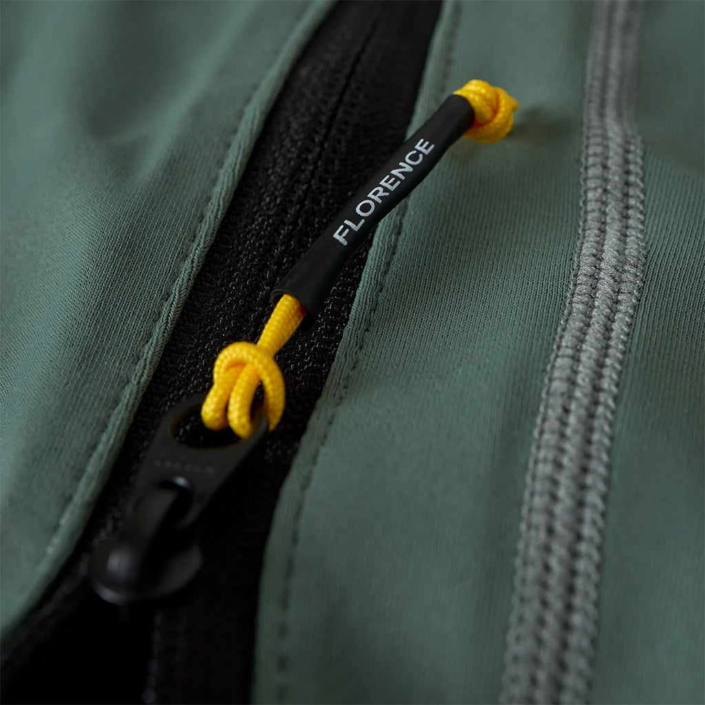 Florence Marine X | FMX Utility Pocket Hooded Long Sleeve UPF50 Rashguard. Dark Sage