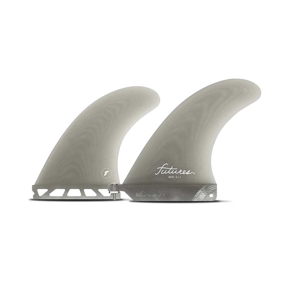 Futures | Fibreglass Mid 2 + 1 XL Tri Fin Set. Smoke Available Online and in Store at Momentum Skateshop In Cottesloe, Western Australia. Shop Online Now: www.momentumskate.com.au