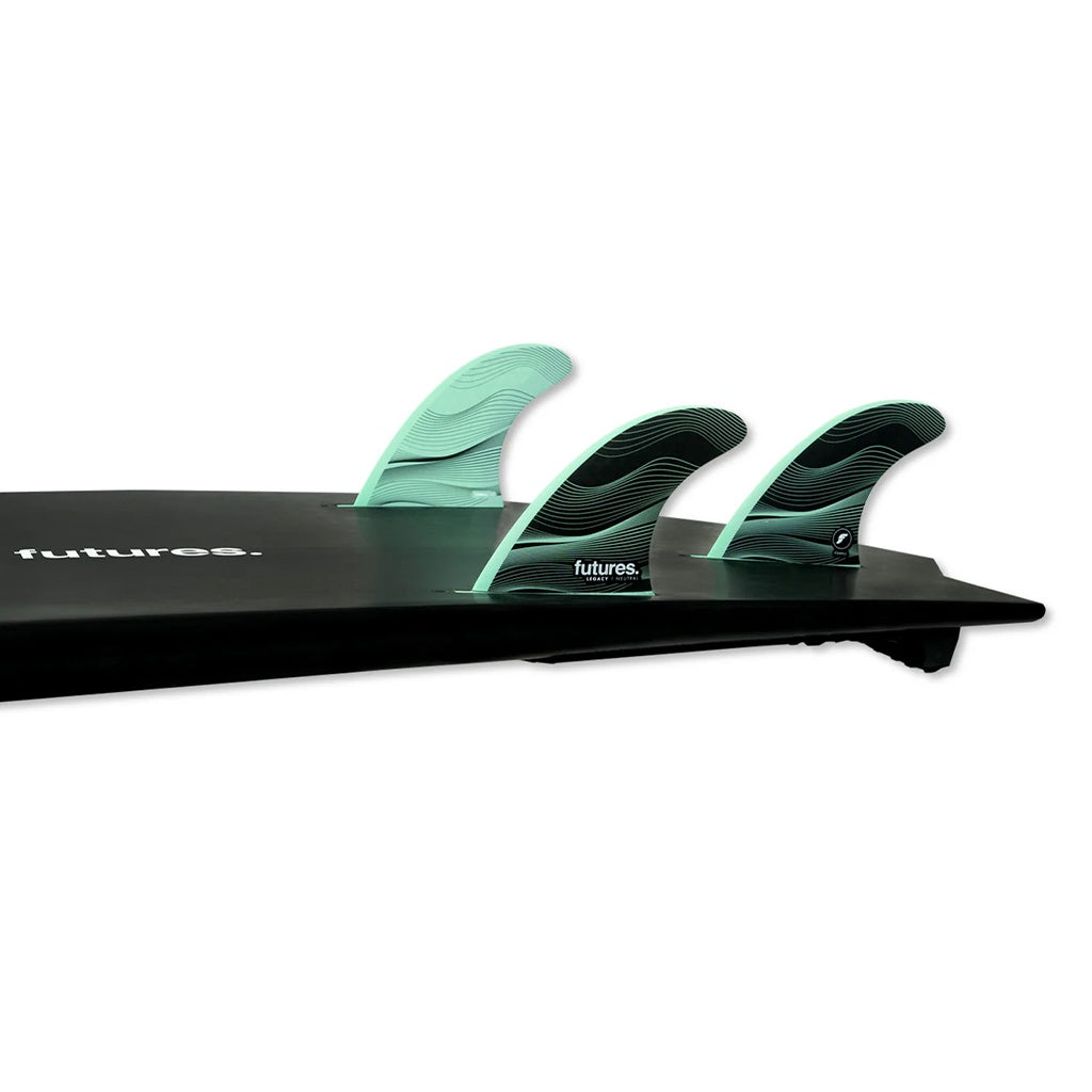 Futures | Legacy Neutral Honeycomb F3 X-Small / Grom Tri Fin Set. Green