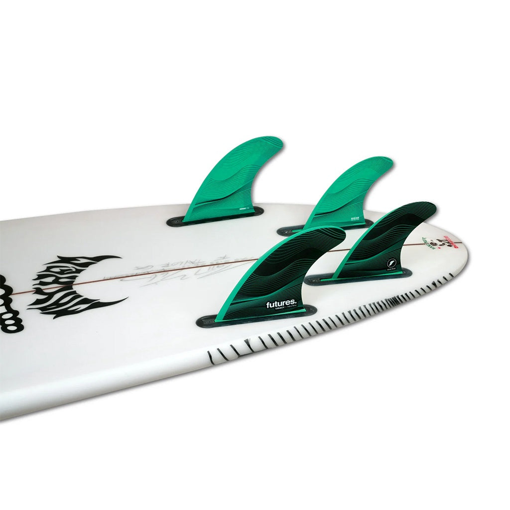 Futures | Legacy Neutral Honeycomb F6 Medium 5 Fin Set. Green