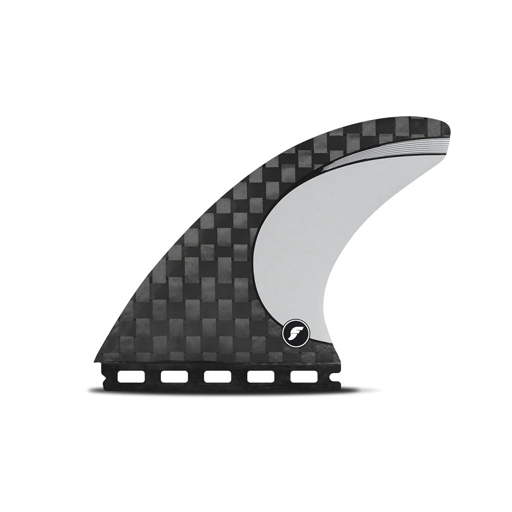 Futures | Vector 3/2 Blackstix+ Large Tri Fin Set. Silver