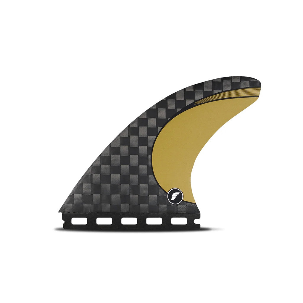 Futures | Vector 3/2 Blackstix+ Medium Tri Fin Set. Gold