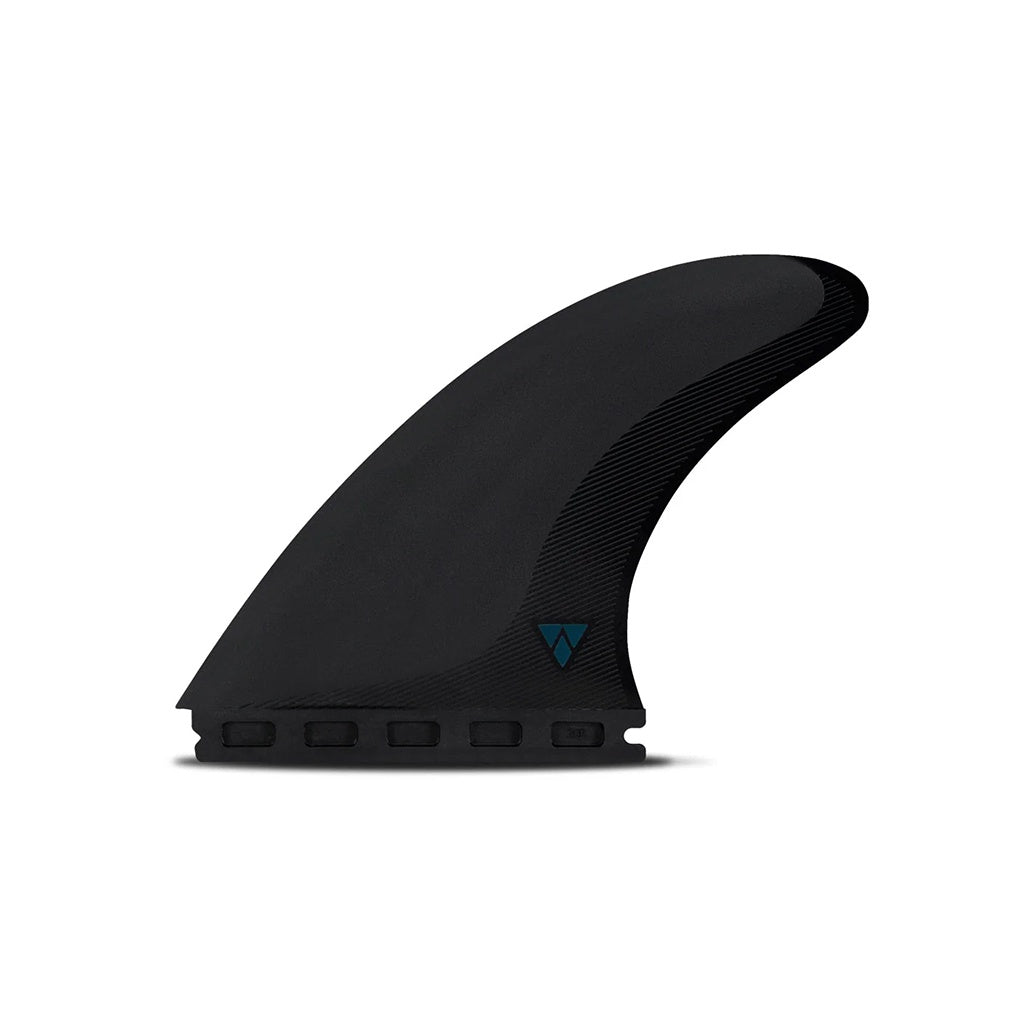 Futures x Al Merrick | AM2 Alpha Large Tri Fin Set. Carbon/Teal Blue