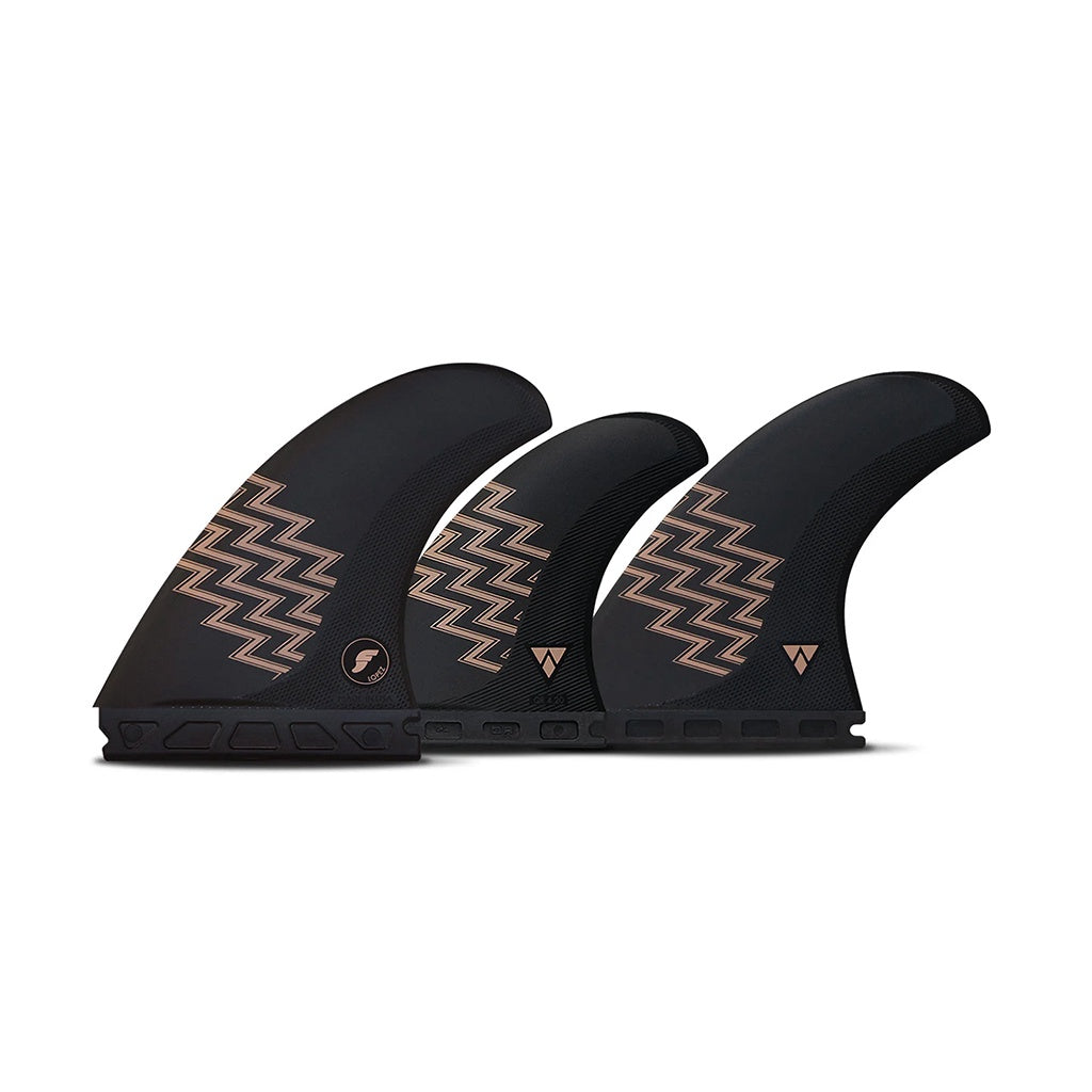 Futures x Gerry Lopez | Lopez Alpha Large 5 Fin Set. Carbon/Sand Available Online and in Store at Momentum Skateshop In Cottesloe, Western Australia. Shop Online Now: www.momentumskate.com.au