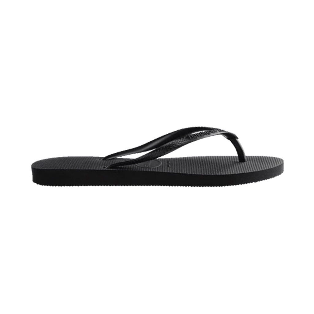 Havaianas | Slim Strap Basic Thongs. Black