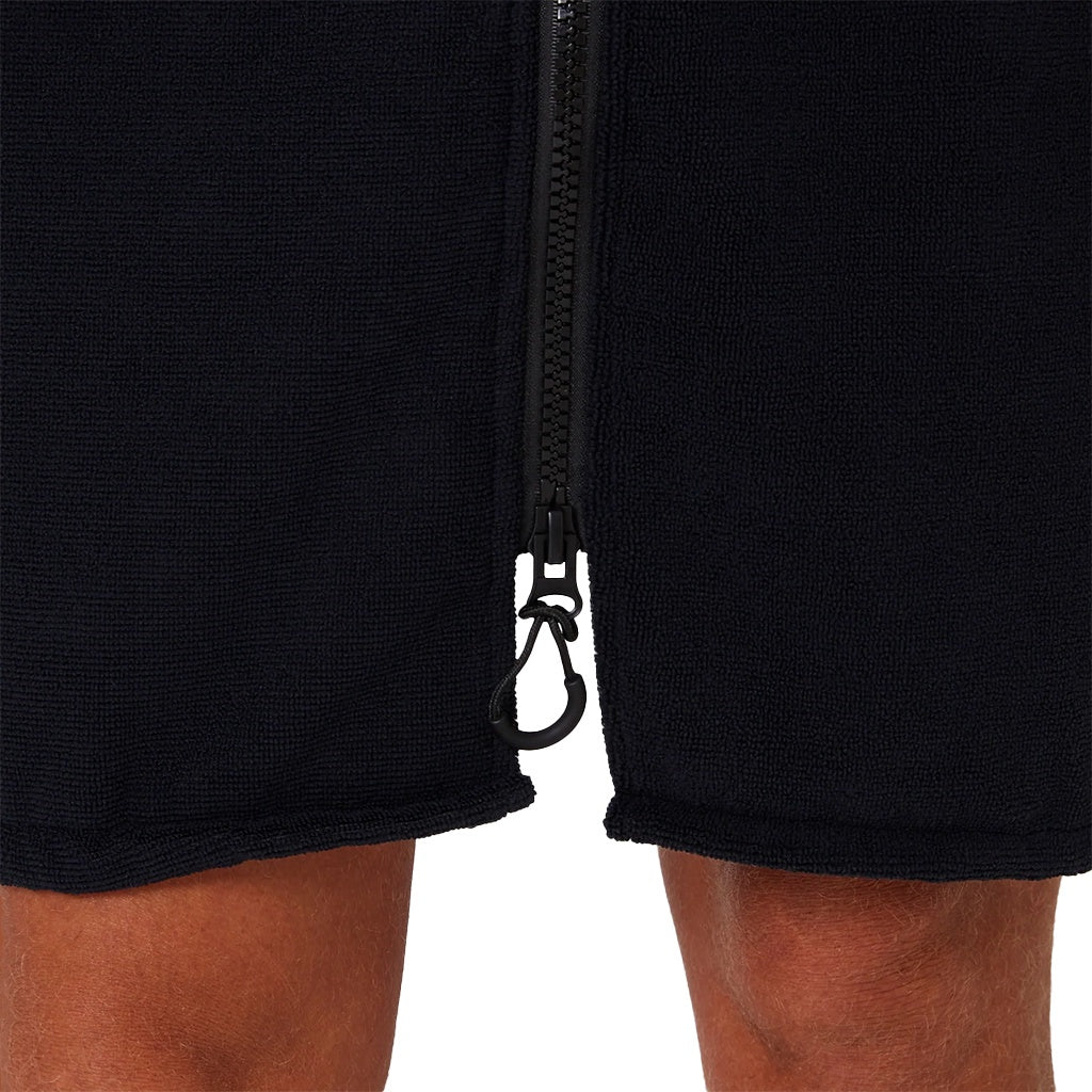 Ocean & Earth | Dawnbreaker Full Zip Hooded Poncho. Black