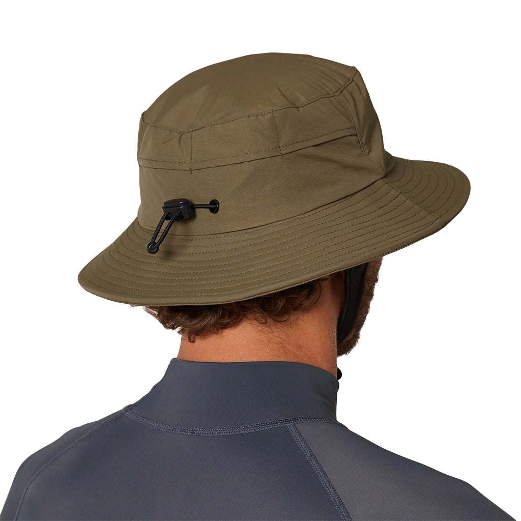 Ocean & Earth | Mens Bingin UPF50+ Soft Peak Surf Hat. Olive