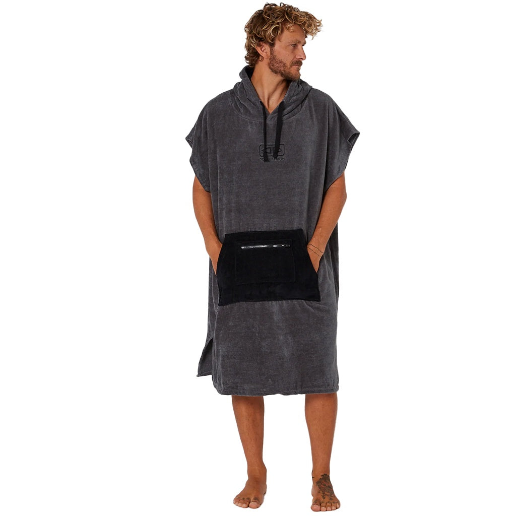 Ocean & Earth | Mens Daybreak Two Tone Hooded Poncho Changing Towel. 100cm/OSFM