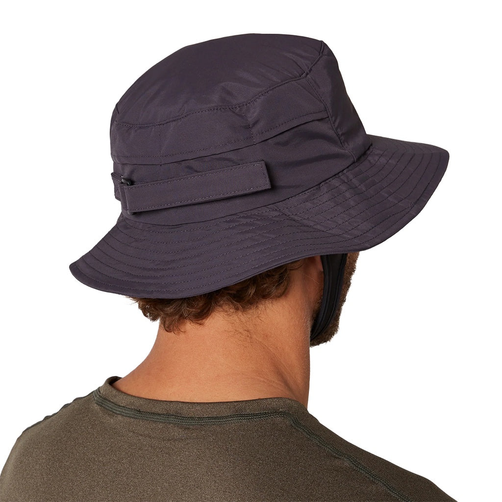 Ocean & Earth | Mens Indo UPF50+ Stiff Peak Surf Hat. Charcoal