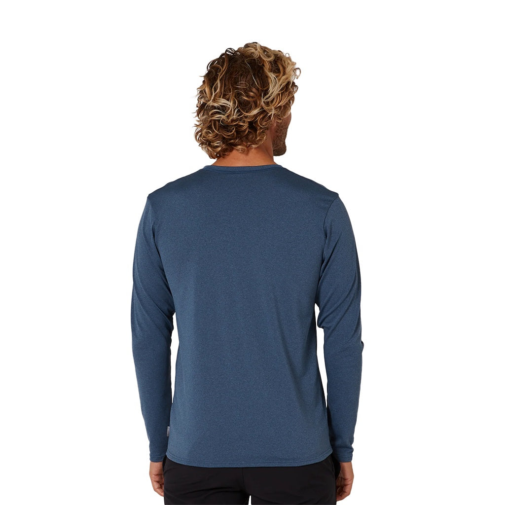 Ocean & Earth | Mens Surf Long Sleeve UPF50+ Rash Shirt. Navy Marle