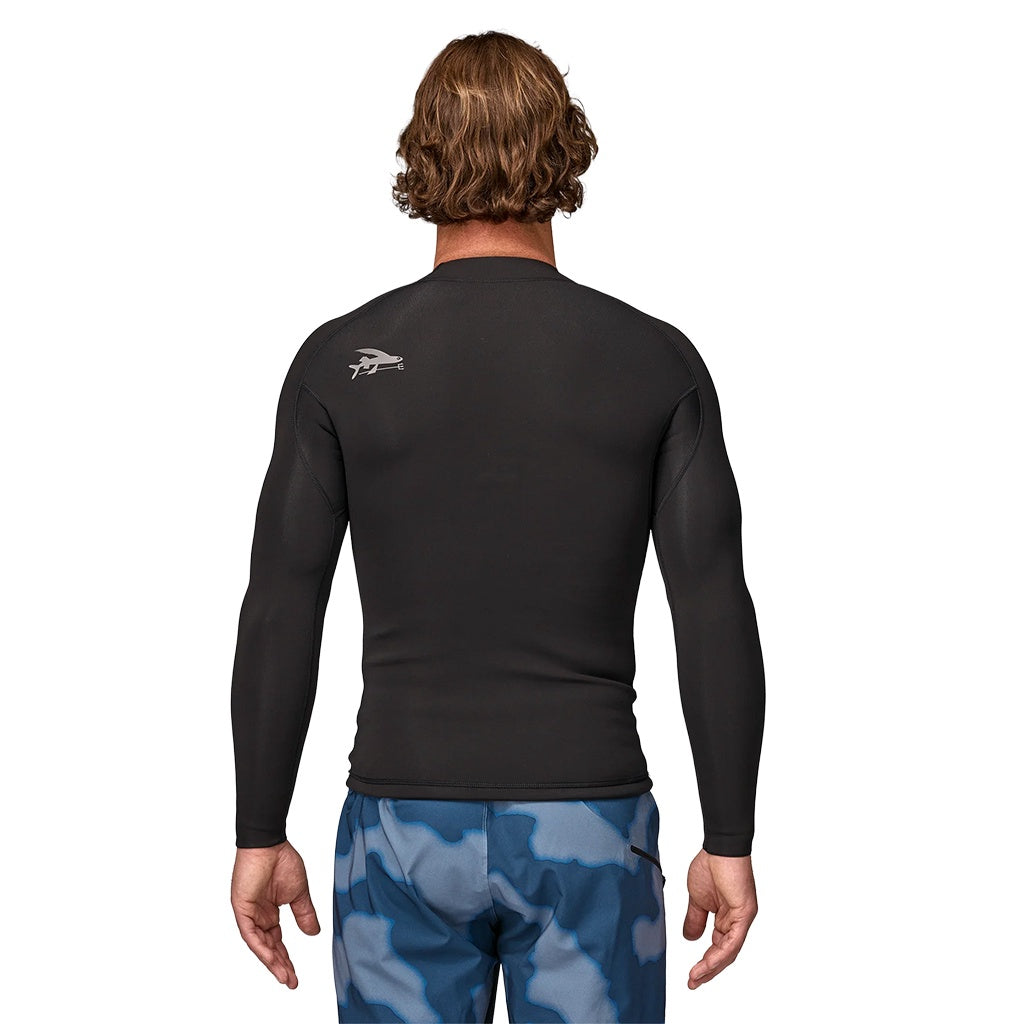 Patagonia | Mens Yulex Regulator Lite 1.5mm Long Sleeve Wetsuit Top. Black