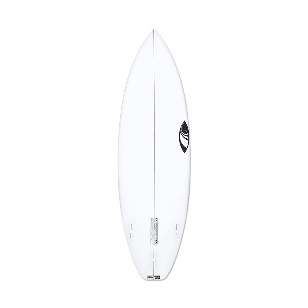 SharpEye | Disco II Fibreglass Surfboard. Clear