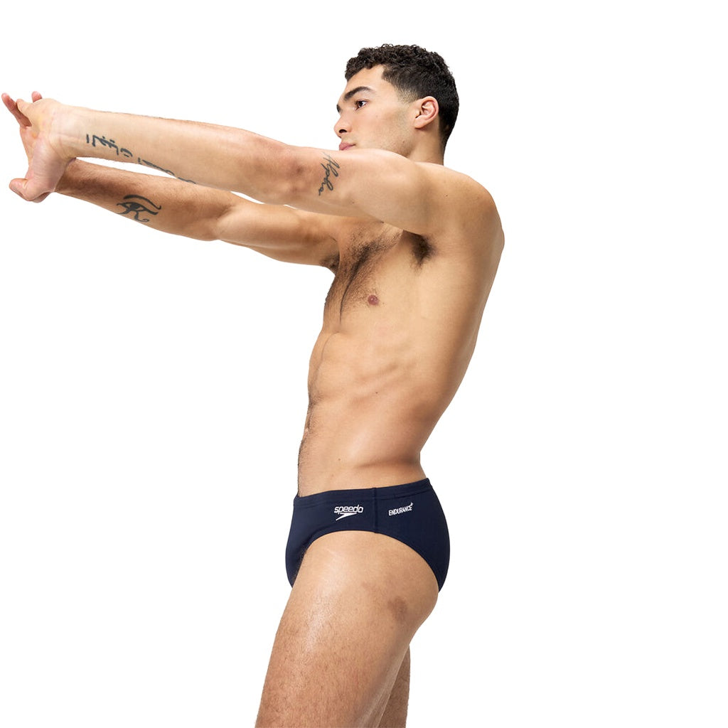 Speedo | Mens Endurance+ Max 7cm Racing Brief. True Navy