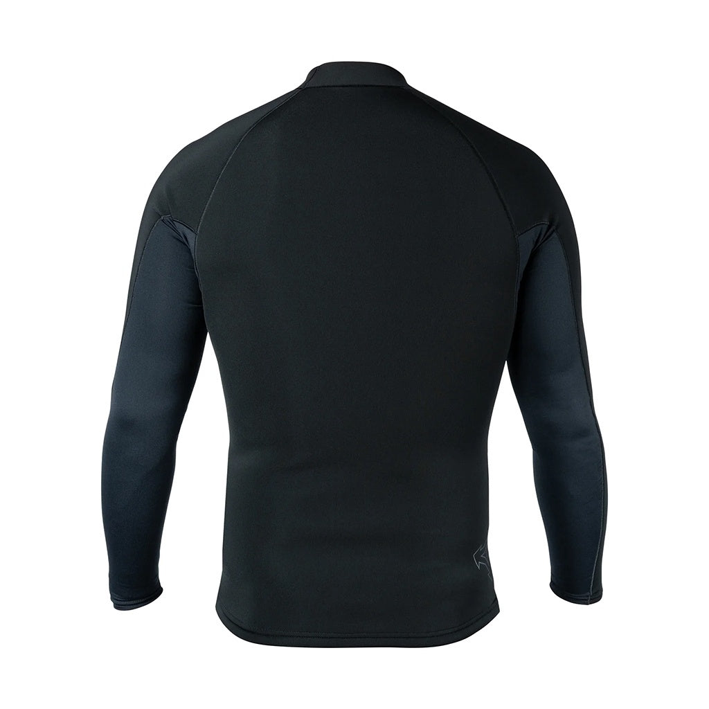 Xcel | Mens Comp Neostretch UV 1mm / .5mm Neo/Lycra Long Sleeve Wetsuit Jacket. All Black