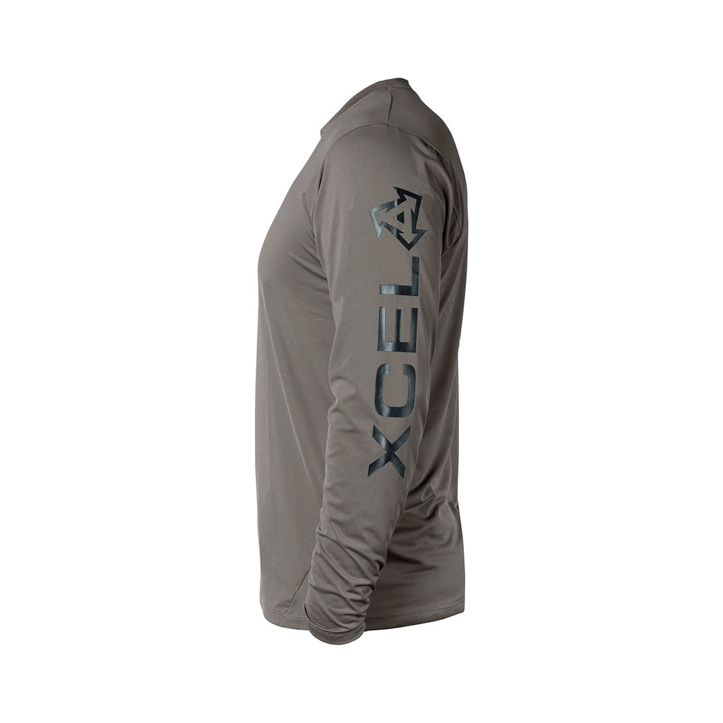Xcel | Premium Stretch Relaxed Fit Long Sleeve UV50+ Surf Top. Military Green