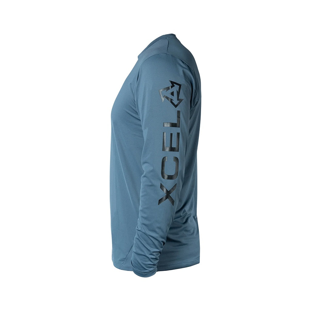 Xcel | Premium Stretch Relaxed Fit Long Sleeve UV50+ Surf Top. Orion Blue